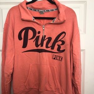 VS PINK 3/4 Zip Sweatshirt